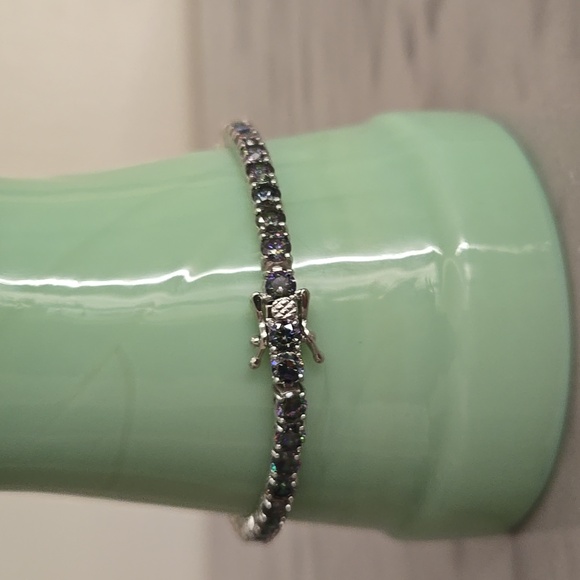 Mystic Topaz SS925 Tennis Bracelet - Picture 3 of 9
